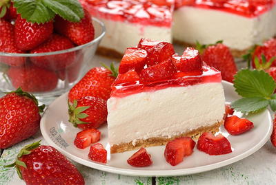 Strawberry Icebox Pie with a Twist