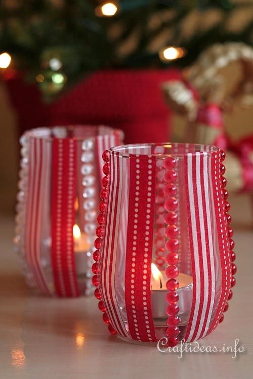 Scandinavian-Style Christmas Tea Light Holders