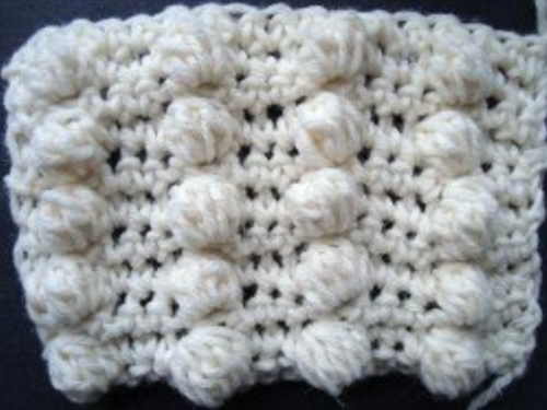 how to make a bobble stitch pattern in pcstitch