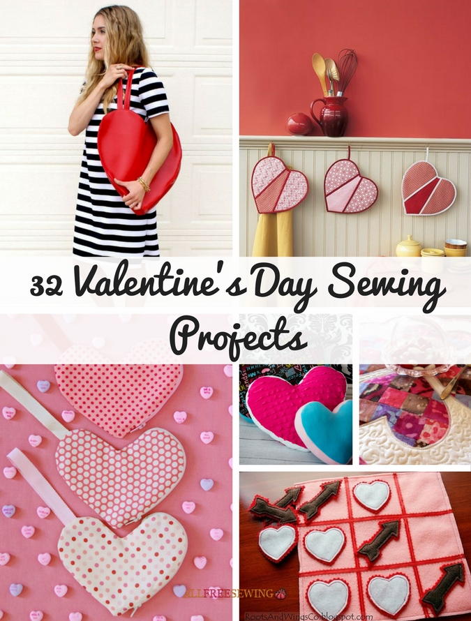 32 Valentine's Day Sewing Projects | AllFreeSewing.com