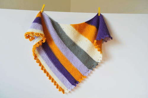 Dragon Tail Knit Shawl