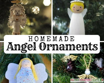 Homemade Angel Ornaments