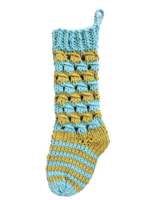 Christmas in Cali Knit Stocking