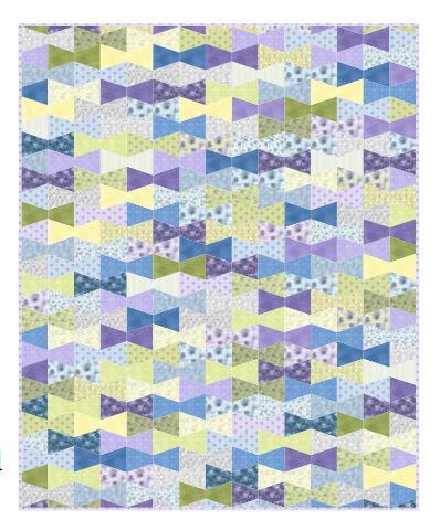 Dapper Free Throw Quilt Pattern