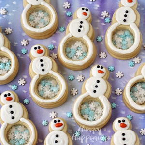 Snowflake-Filled Snowman Cookies Recipe