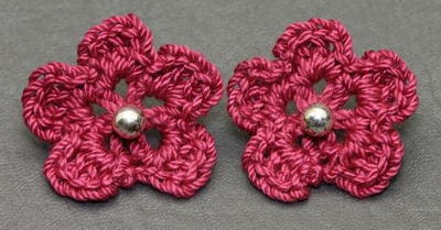Crochet Embellishments for Earrings