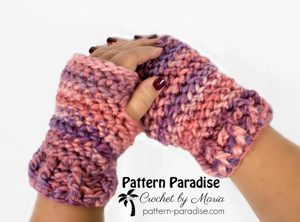 Cosmic Convertible Crochet Fingerless Gloves