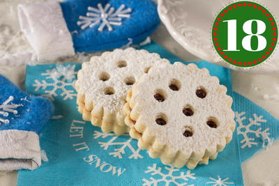 Snowflake Tea Cookies