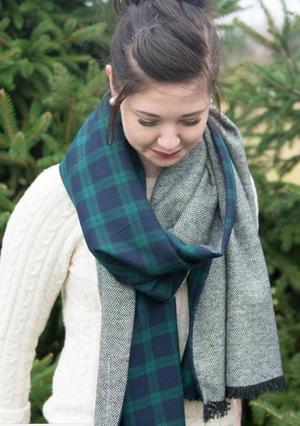 Winter in New England DIY Scarf