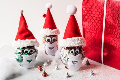 Santa Christmas Candy Jars