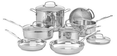 Cuisinart 11-Piece Chef's Classic Stainless Cookware Set