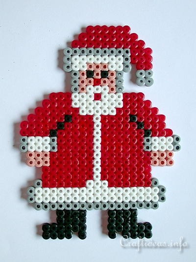 Melting Beads Santa Claus Ornament