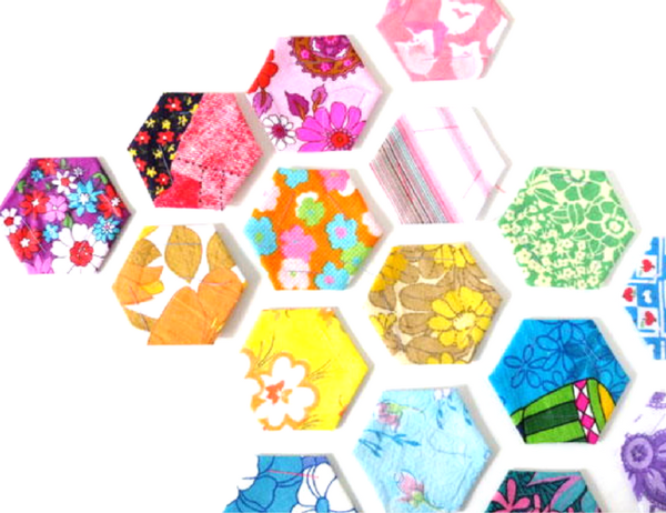 1 1/2' Hexagons- 700 Shapes English Paper Piecing Templates by All