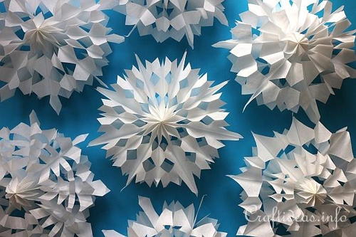 Stunning Paper Bag Snowflakes