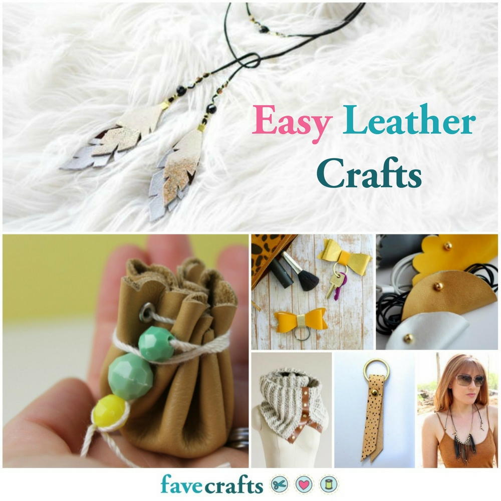 4 Simple Projects to Make with Faux Leather  Leather keychain diy, Diy  leather projects, Leather diy crafts