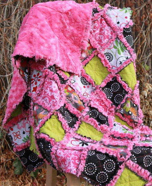 Minky Rag Quilt Tutorial