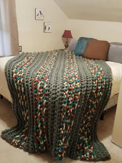 Ginormous Cozy Crochet Blanket