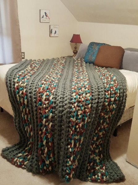 Ginormous Cozy Crochet Blanket