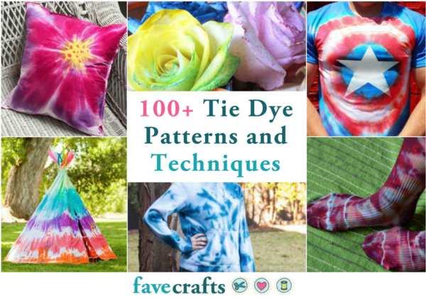 100+ Tie Dye Patterns and Techniques