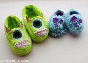 Tip-Toeing Monsters Free Slipper Pattern