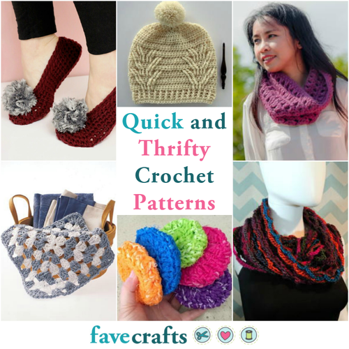 49 Quick And Thrifty Free Easy Crochet Patterns Favecrafts Easy Crochet Patterns