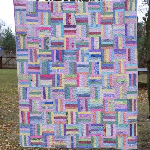 Pastel Rails Quilt Pattern