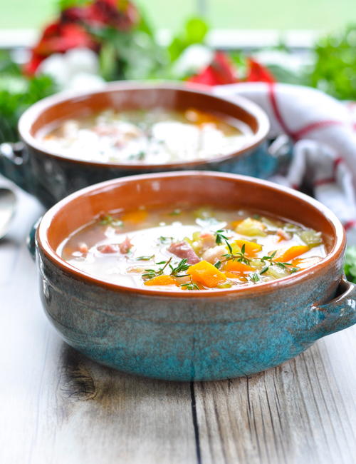 Easy Ham and Bean Soup