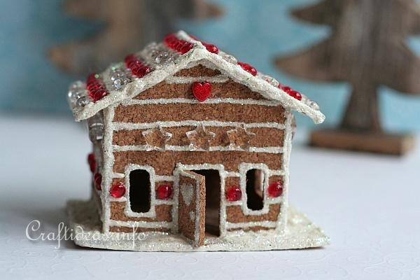Cute Cork Gingerbread House