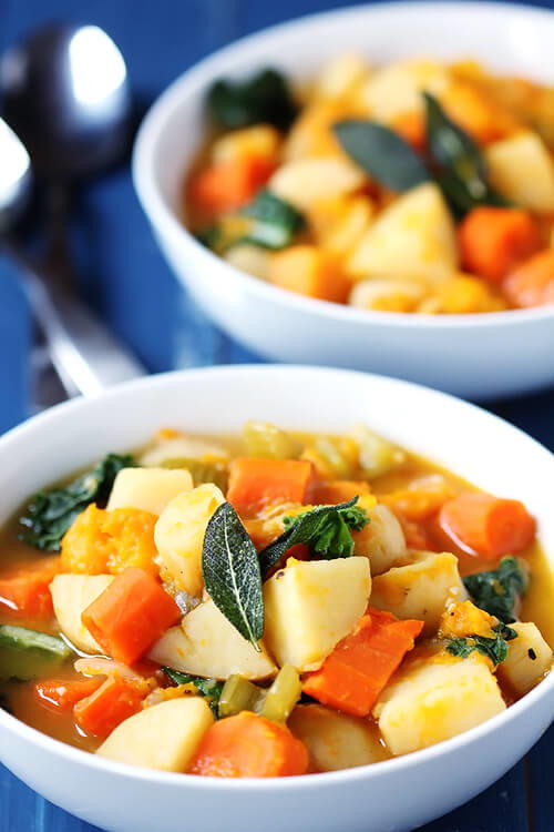 Comforting Root Vegetable Stew | AllFreeSlowCookerRecipes.com