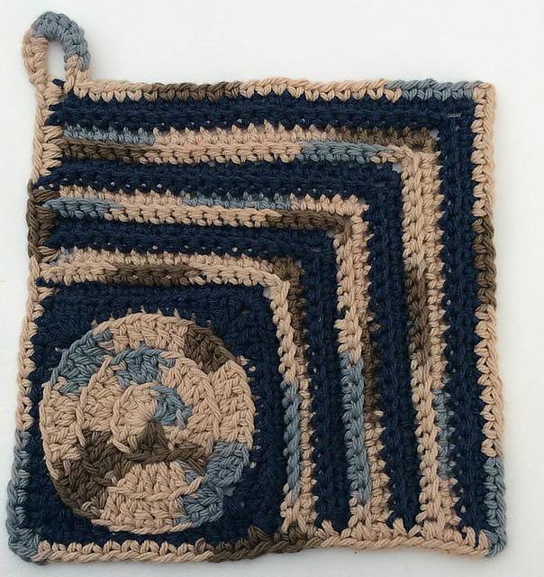 Circle in the Corner Potholder