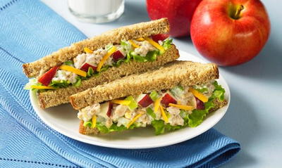 Crunchy Apple Chicken Salad Sandwich