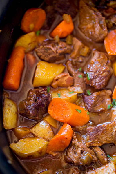 Slow Cooker Guinness Beef Stew