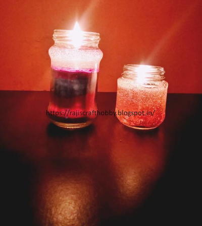 DIY Decorative Gel Candles