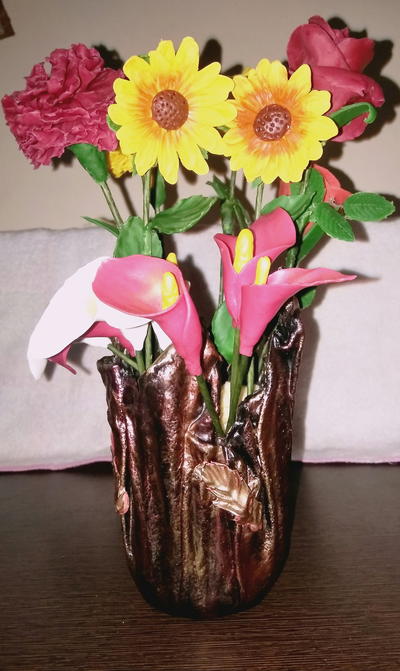 Beautiful Clay Drip Vase