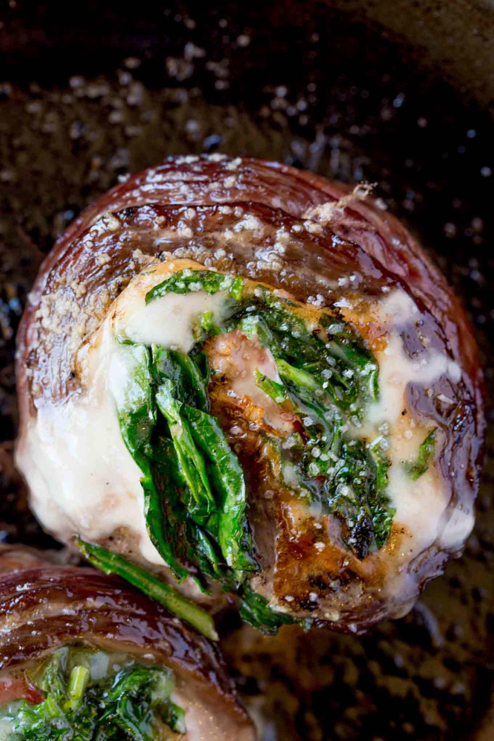 Spinach Artichoke Stuffed Flank Steak | FaveSouthernRecipes.com