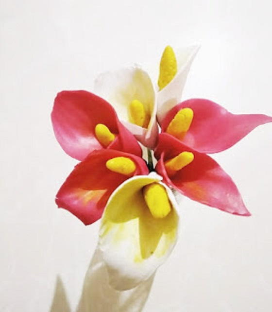 Calla Lily - Cold porcelain clay