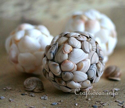 Decorative Seashell Balls