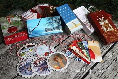 How to Upcycle Christmas Cards