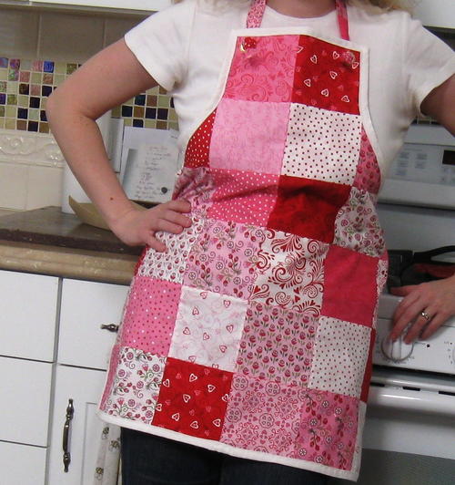 Knotty Little Valentines Day Apron