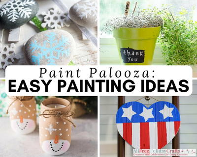 Paint Palooza: 54 Craft Painting Ideas