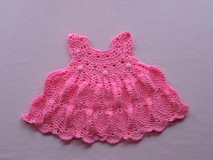 crochet baby frock pattern