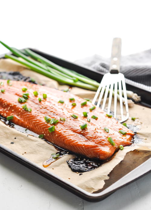 4-Ingredient Baked Salmon