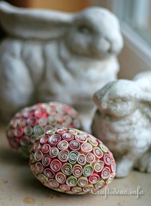 Lovely Quilled Paper Easter Eggs
