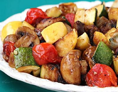 Sweet and Spicy Grilled Veggies