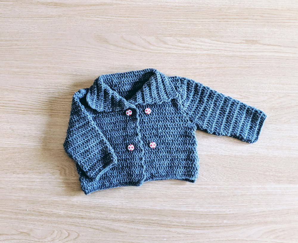 Crochet Baby Cardigan | AllFreeCrochet.com