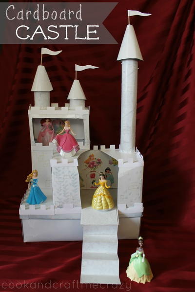 DIY Whimsical Cardboard Castle
