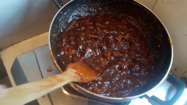 Sweet and Sour Tamarind and Jaggery chutney