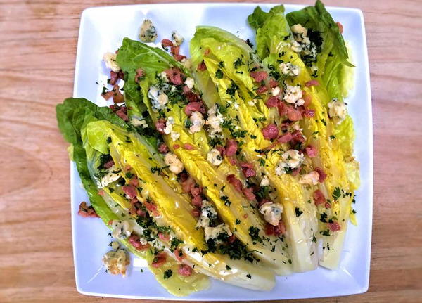 Bacon and Blue Cheese Wedge Salad