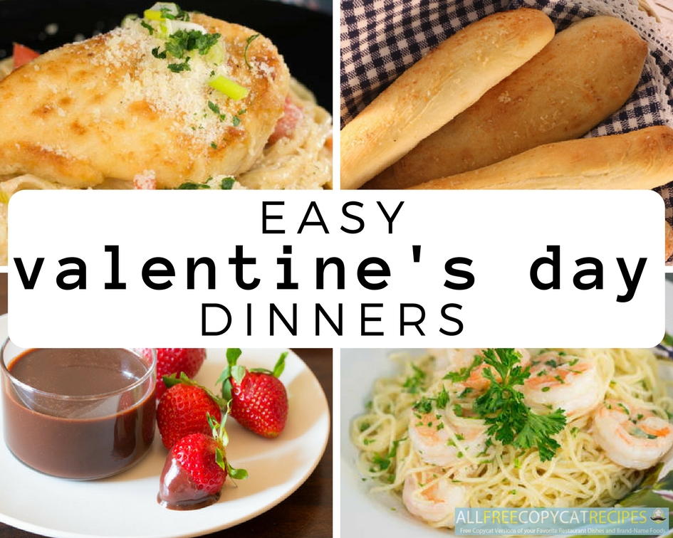 36 Easy Valentine's Day Dinners | AllFreeCopycatRecipes.com