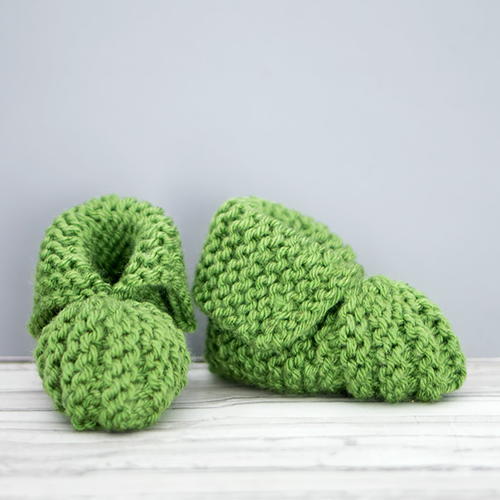 Flat Knit Baby Booties Allfreeknitting Com Flat Knit Baby Booties Allfreeknitting Com